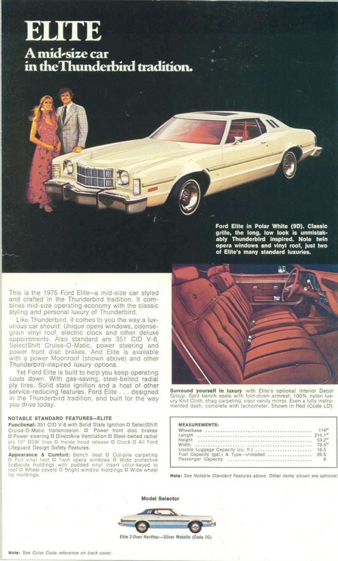 1975 Ford Full-Line Brochure Page 4